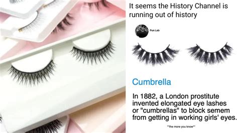 were eyelashes called cumbrellas